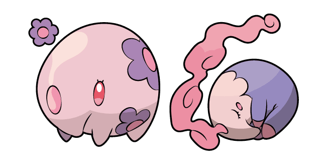 Pokemon Munna and Musharnacustom cursor pack