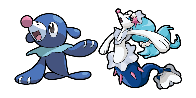 Pokemon Poplio and Primarinacustom cursor pack