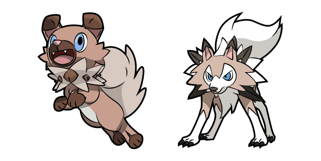 Pokemon Rockruff and Lycanroccustom cursor pack