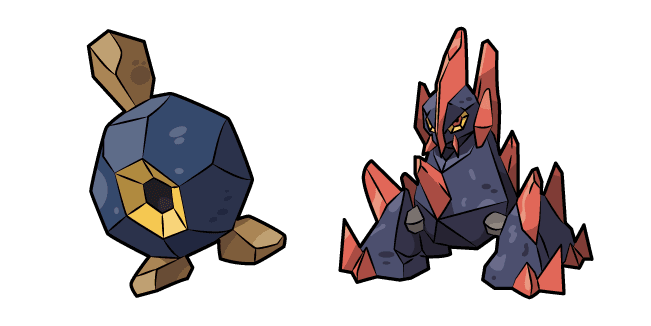 Pokemon Roggenrola and Gigalithcustom cursor pack