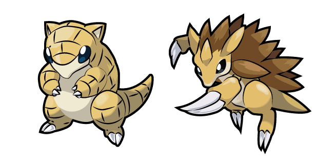 Pokemon Sandshrew and Sandslashcustom cursor pack