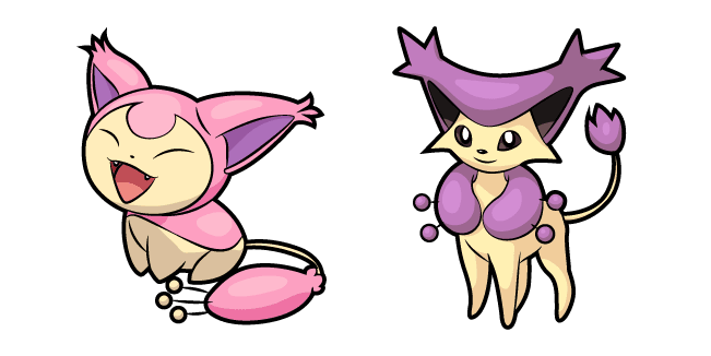 Pokemon Skitty and Delcattycustom cursor pack