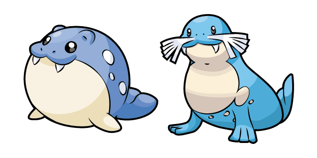 Pokemon Spheal and Sealeocustom cursor pack