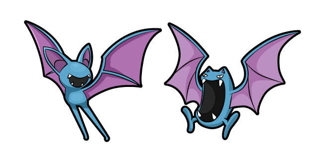 Pokemon Zubat and Golbatcustom cursor pack