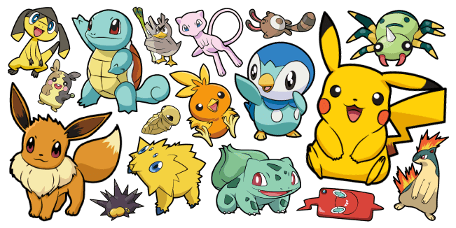 Pokemon cursor collection