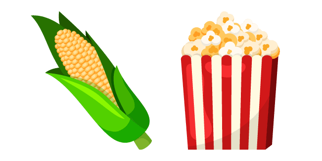 Popcorn and Corncustom cursor pack