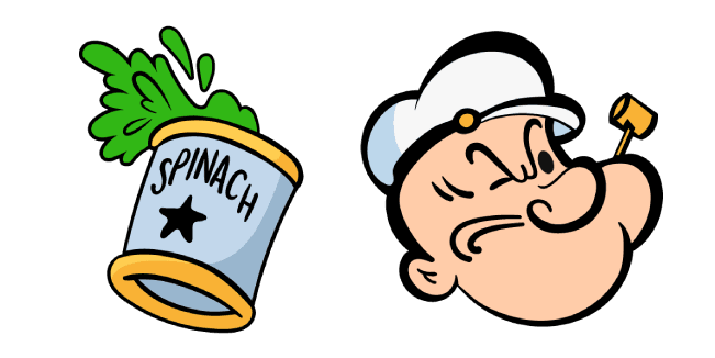 Popeye Sailor Mancustom cursor pack