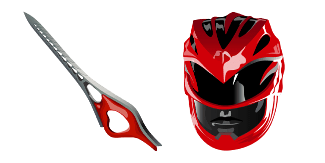 Power Rangers Red Ranger Swordcustom cursor pack