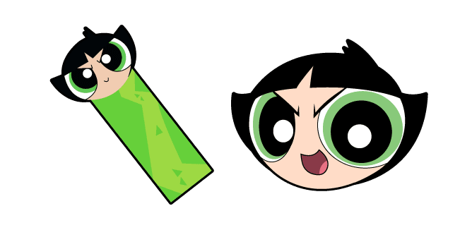 Powerpuff Girls Z Buttercup custom cursor pack