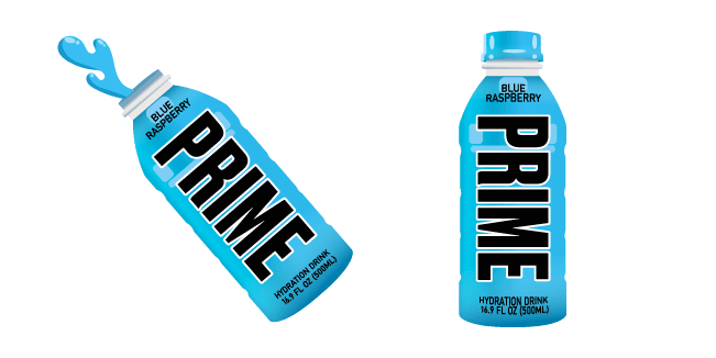 Prime Blue Raspberry Hydration Drinkcustom cursor pack