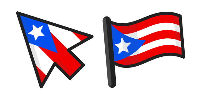 Puerto Rico Flagcustom cursor pack