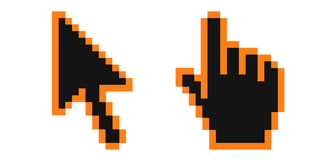 Pumpkin Pixelcustom cursor pack