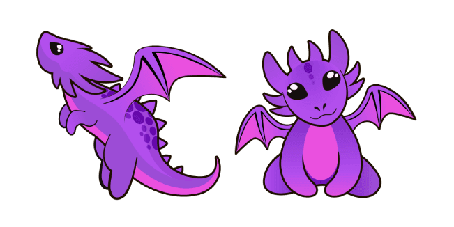 Purple Baby Dragoncustom cursor pack