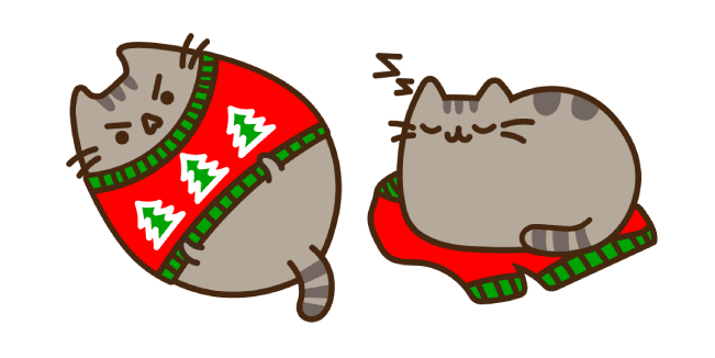 Pusheen and Ugly Holiday Sweatercustom cursor pack