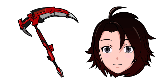 RWBY Ruby Rose Crescent Rosecustom cursor pack