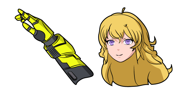 RWBY Yang Xiao Long and Dual Ranged Shot Gauntletscustom cursor pack