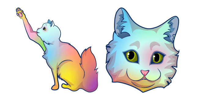 Rainbow Catcustom cursor pack