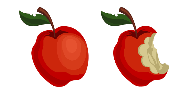 Red Applecustom cursor pack