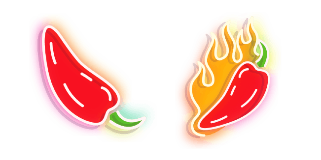 Red Hot Pepper Neoncustom cursor pack