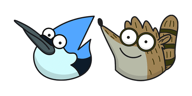 Regular Show Mordecai and Rigbycustom cursor pack