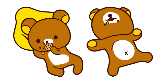 Rilakkuma Eating Cookiecustom cursor pack