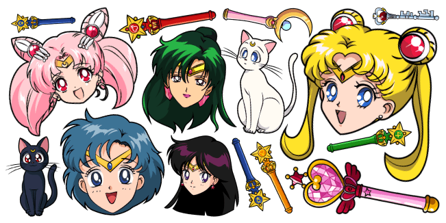 Sailor Moon cursor collection