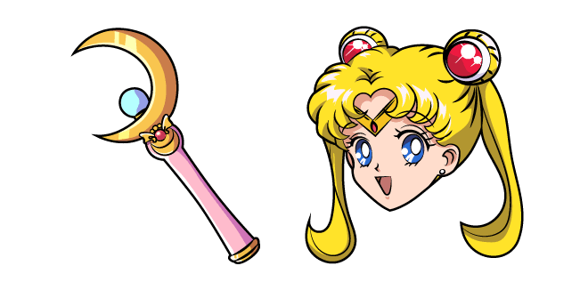 Sailor Moon Moon Stickcustom cursor pack