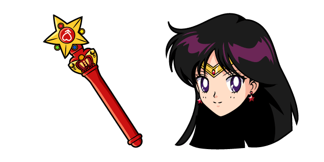 Sailor Moon Sailor Mars Stickcustom cursor pack