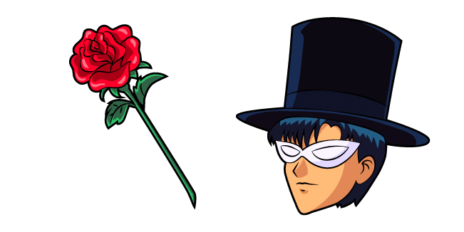 Sailor Moon Tuxedo Mask and Rosecustom cursor pack