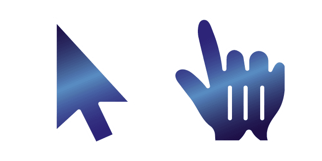 Sapphire Gradientcustom cursor pack