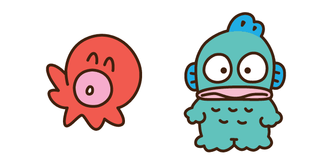 Sayuri the Octopus and Hangyodoncustom cursor pack