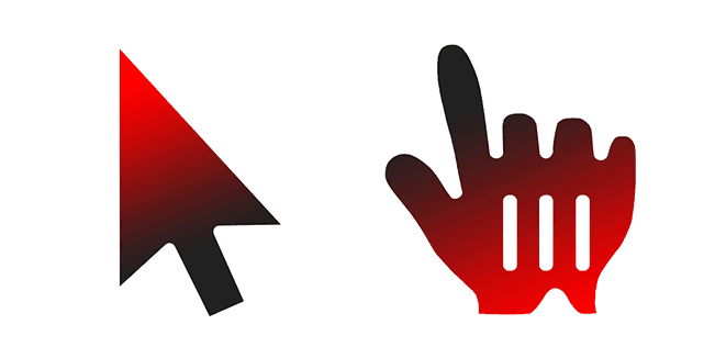 Sin City Gradientcustom cursor pack