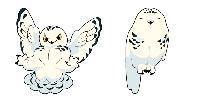 Snowy Owlcustom cursor pack