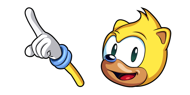 Sonic Ray the Flying Squirrelcustom cursor pack