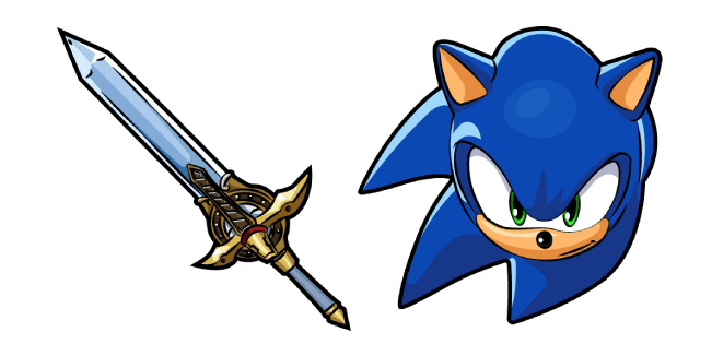 Sonic and Caliburn custom cursor pack