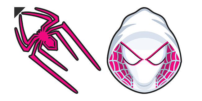 Spider-Gwen Logocustom cursor pack