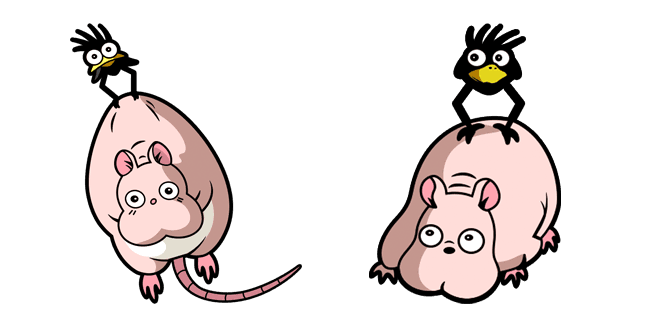 Spirited Away Boh and Yubabas Birdcustom cursor pack