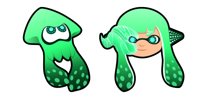 Splatoon 2 Agent 3custom cursor pack