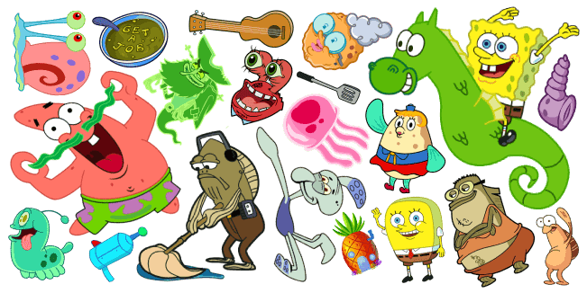 SpongeBob cursor collection