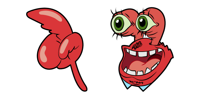 SpongeBob Creepy Mr. Krabscustom cursor pack