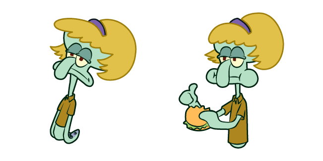 SpongeBob Lady Squidwardcustom cursor pack