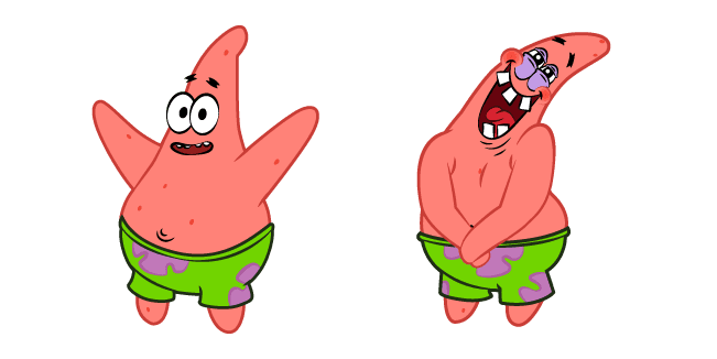 SpongeBob Patrick Blushingcustom cursor pack