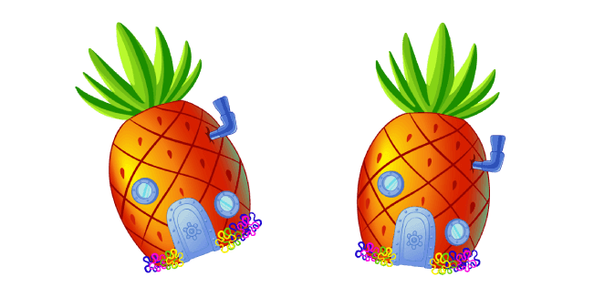 SpongeBob Pineapple Housecustom cursor pack