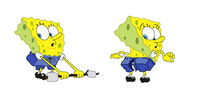 SpongeBob Ripped Pantscustom cursor pack