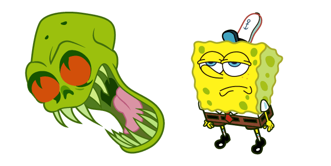 SpongeBob Sees Flying Dutchmancustom cursor pack