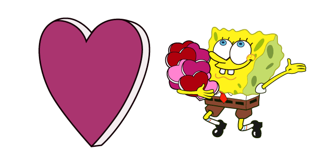 SpongeBob Valentine's Daycustom cursor pack