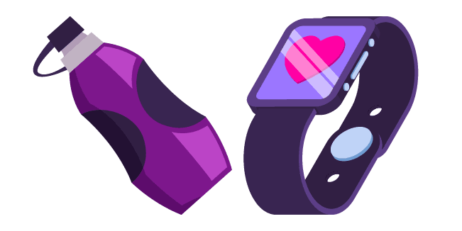 Sports Watch and Water Bottlecustom cursor pack