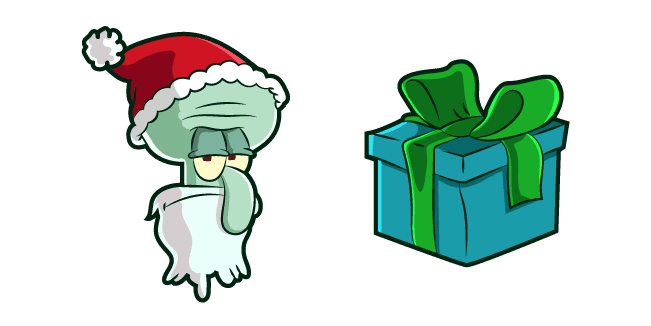 Squidward Santacustom cursor pack