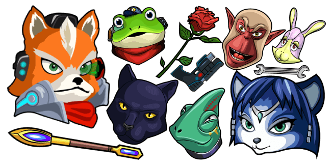 Star Fox cursor collection