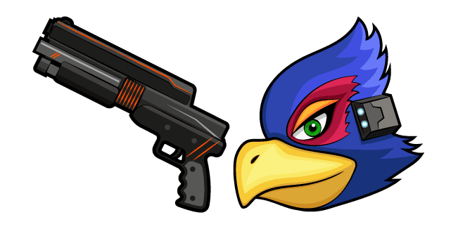 Star Fox Falco Lombardi and Blastercustom cursor pack